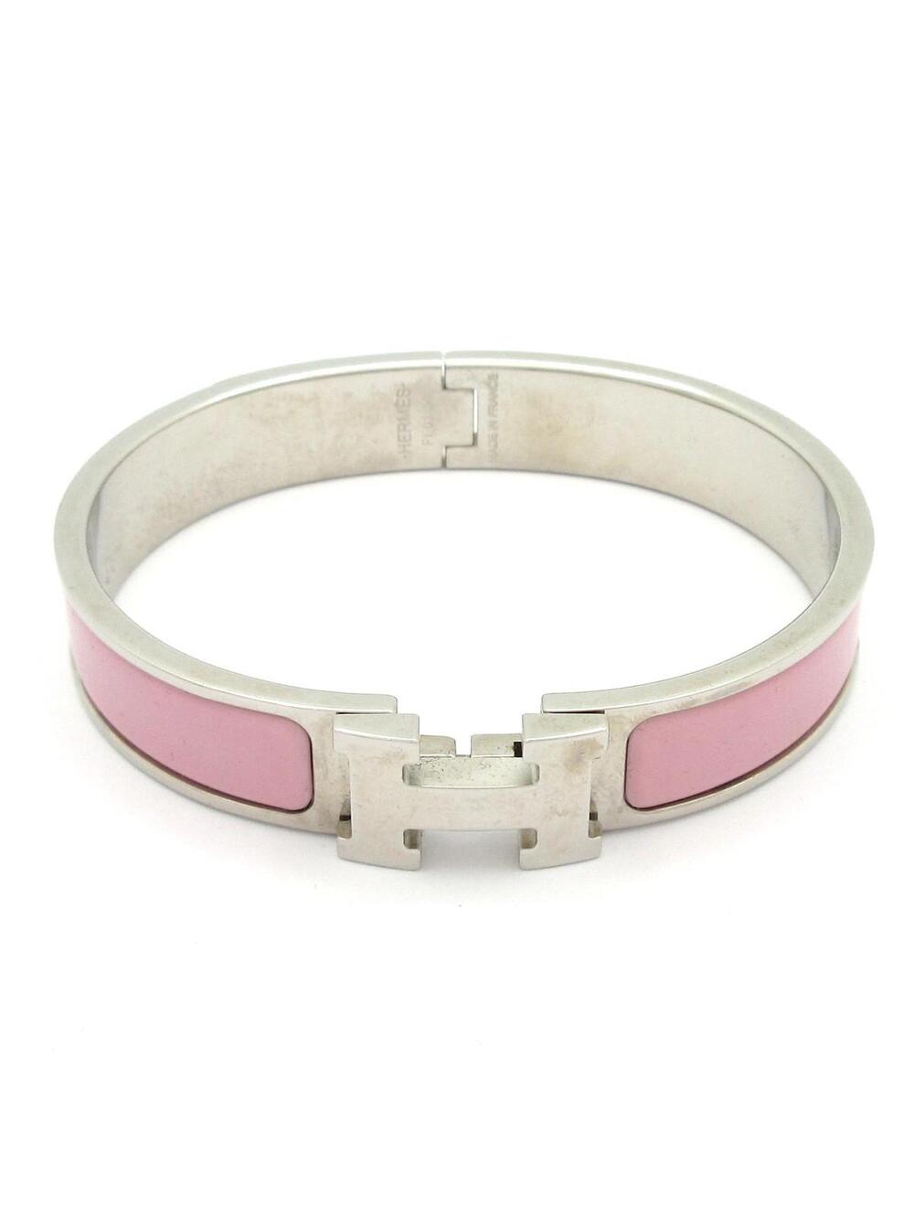 Hermes Clic H Silver Light Pink #338903H67B